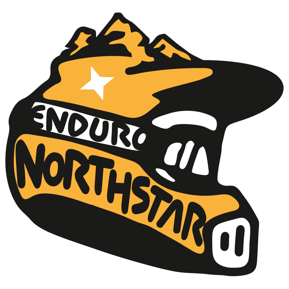 Enduro North star Helmet logo