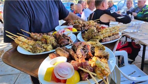 meal served during our rides enduro north star